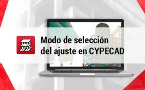 Modo de seleccion del ajuste en CYPECAD 2