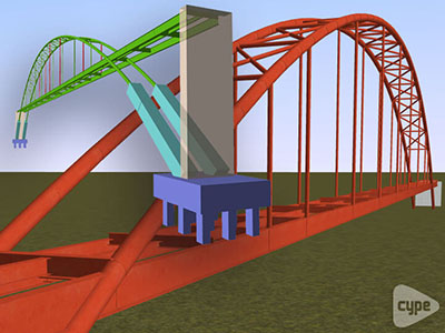 Puente peatonal metal San Francisco de Macoris. Rep%C3%BAblica Dominicana