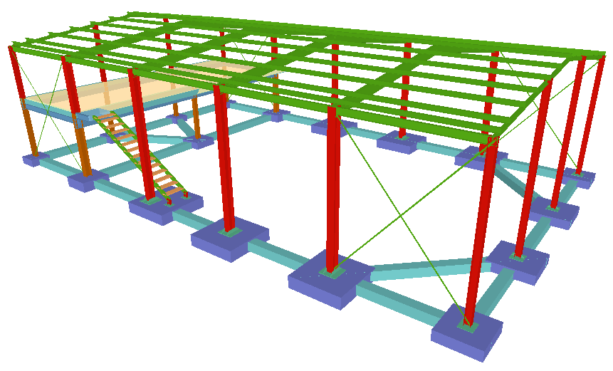 Estructuras 3D integradas en CYPECAD union cypecad metal 04
