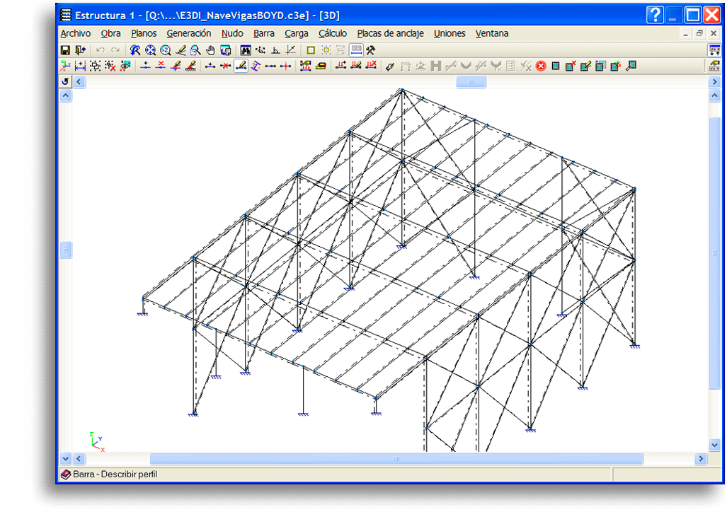 Formas de introducción de las estructuras 3D integradas union cypecad metal 05
