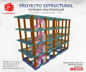 proyecto estructural de vivienda multifamiliar CYPECAD