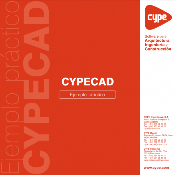 manual CYPECAD. Ejemplo practico