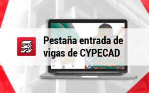 Pestana entrada de vigas de CYPECAD