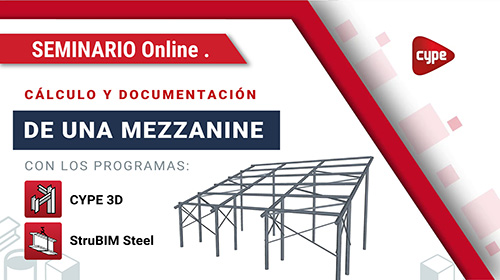 portada Calculo y documentacion de una mezzanine con CYPE 3D y StruBIM Steel