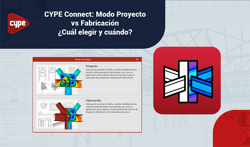 PORTADA CYPE Connect Modo Proyecto vs Fabricacion